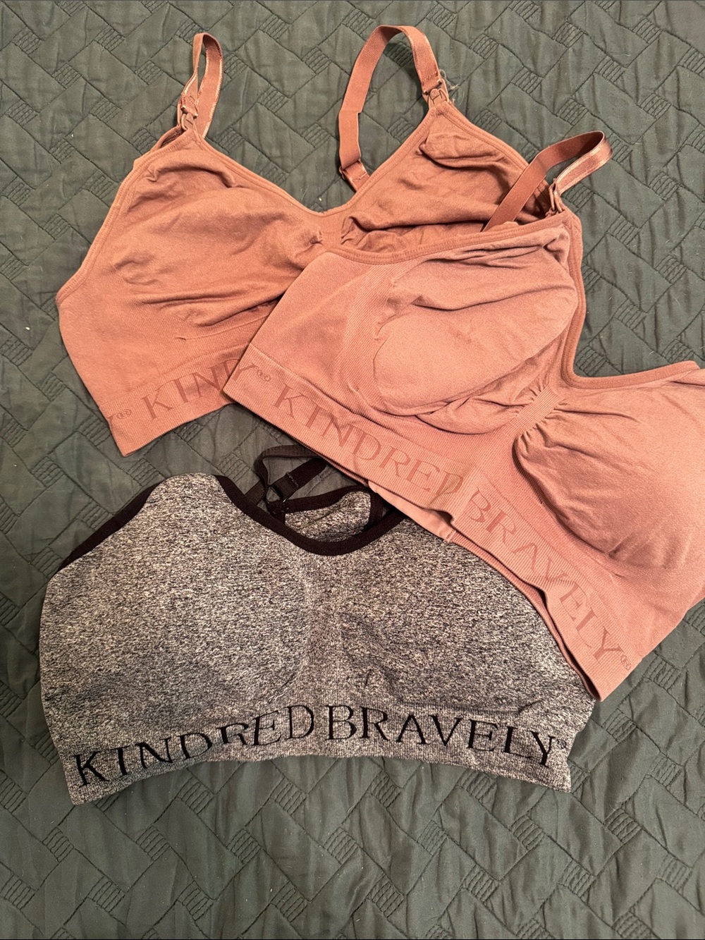 kindred bravely- 3 nursing bras
